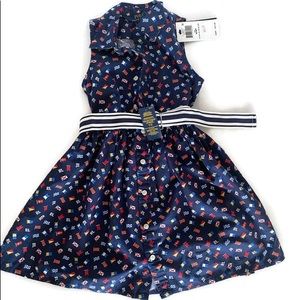 NWT Polo Ralph Lauren Girl’s Summer Dress, Size 4/4T